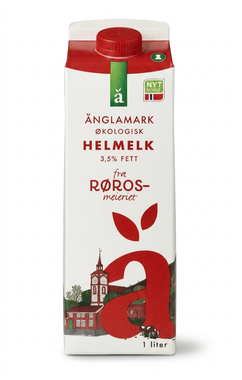 Änglamark Økologisk Helmelk 1 l