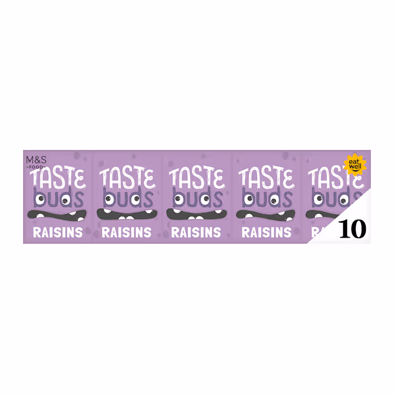 M&S Taste Buds 10 Raisin Snack Boxes