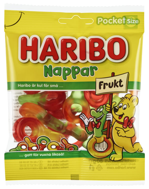 Nappar Fruit 80g Haribo