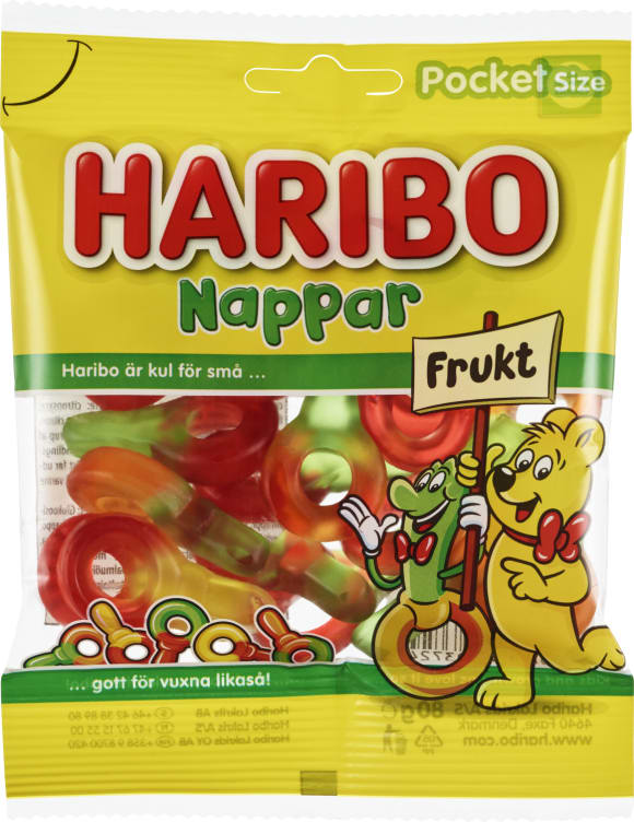 Nappar Fruit 80g Haribo