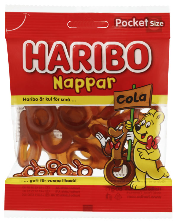 Nappar Cola 80g Haribo
