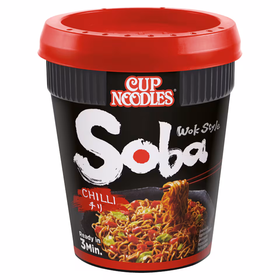 Nissin Soba Chilli Instant Noodles 92G