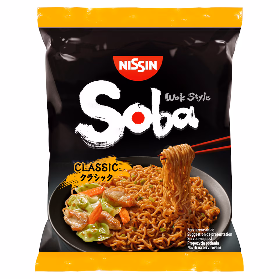 Nissin Wok Style Soba Noodles Classic 109G