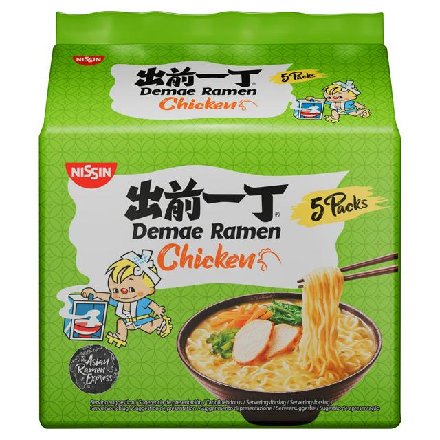 Nissin Demae Ramen Chicken Flavour Noodles 5 x 100g