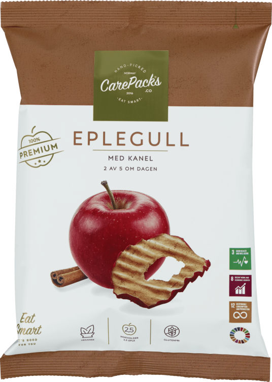 Eplegull m/Kanel 30g Carepacks