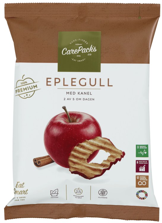 Eplegull m/Kanel 30g Carepacks