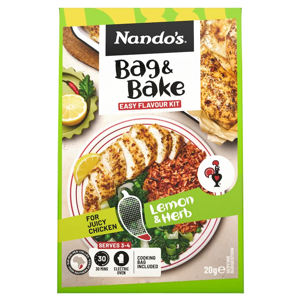 Nando's Peri Peri Bag & Bake Lemon & Herb 20G