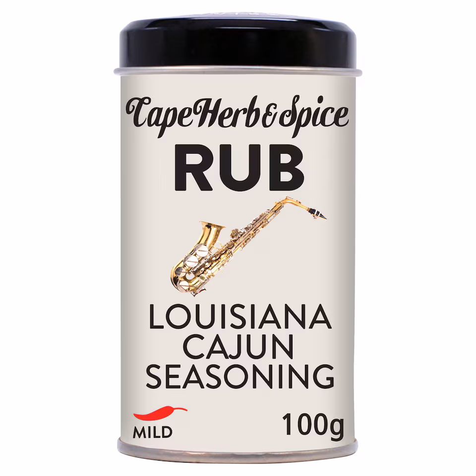 Cape Herb & Spice Rub Louisiana Cajun Seasoning 100g