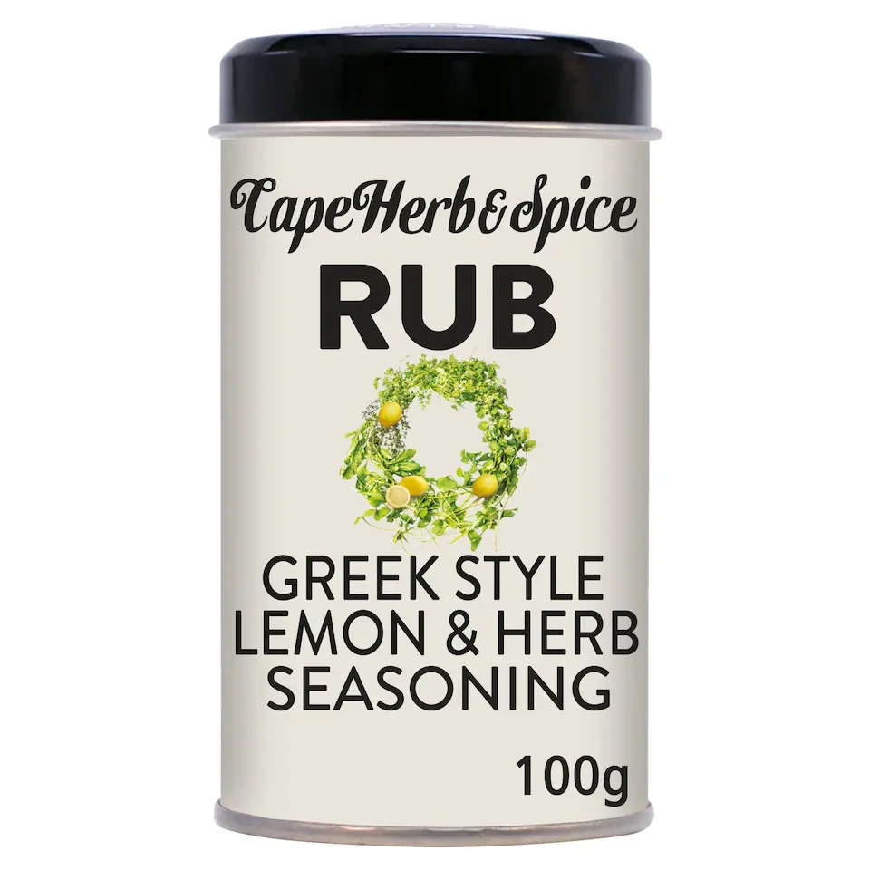 Cape Herb & Spice Rub Greek Style Lemon & Herb Seasoning 100g