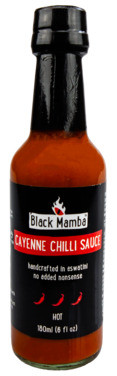 Black Mamba Cayenne Chilli Sauce 180ml