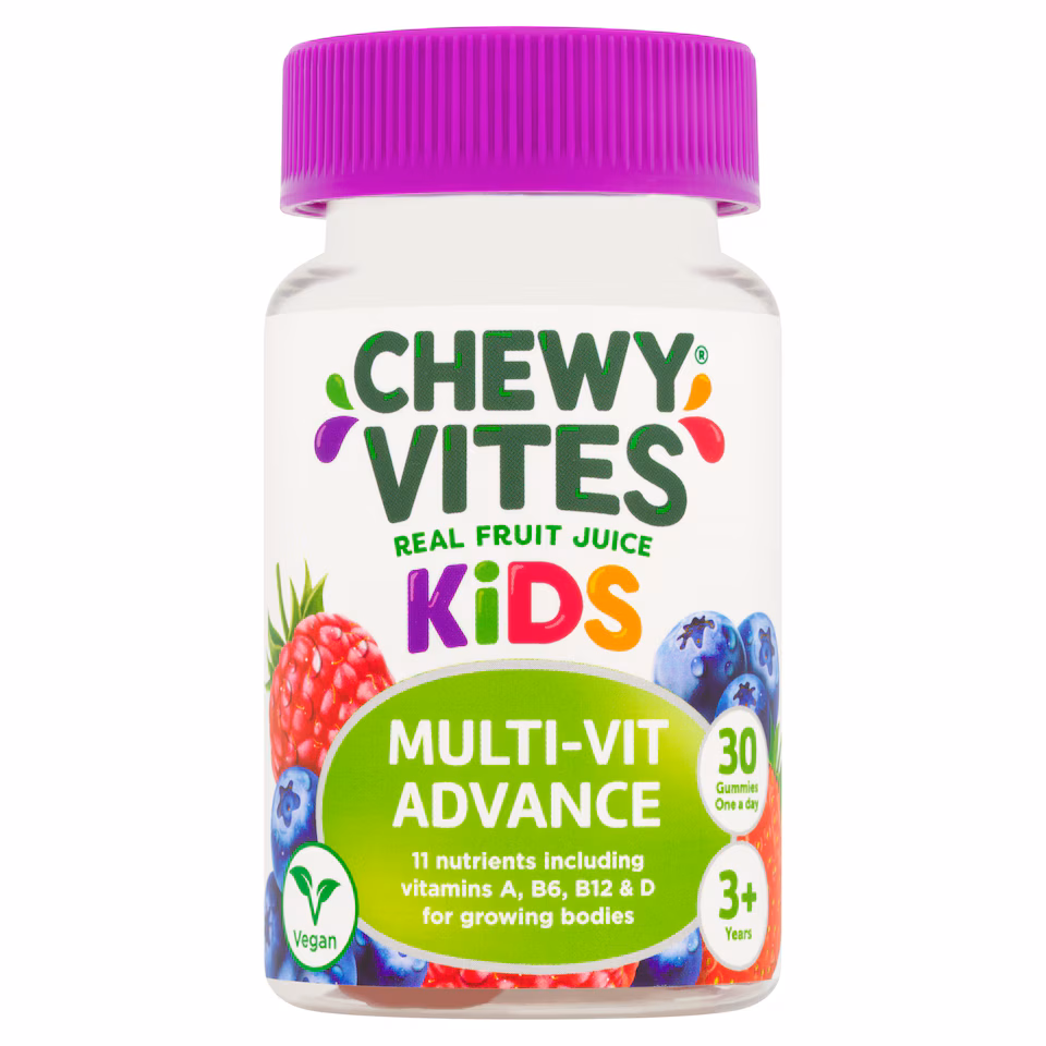 Chewy Vites Real Fruit Juice Kids Multi-Vit Advance 30s