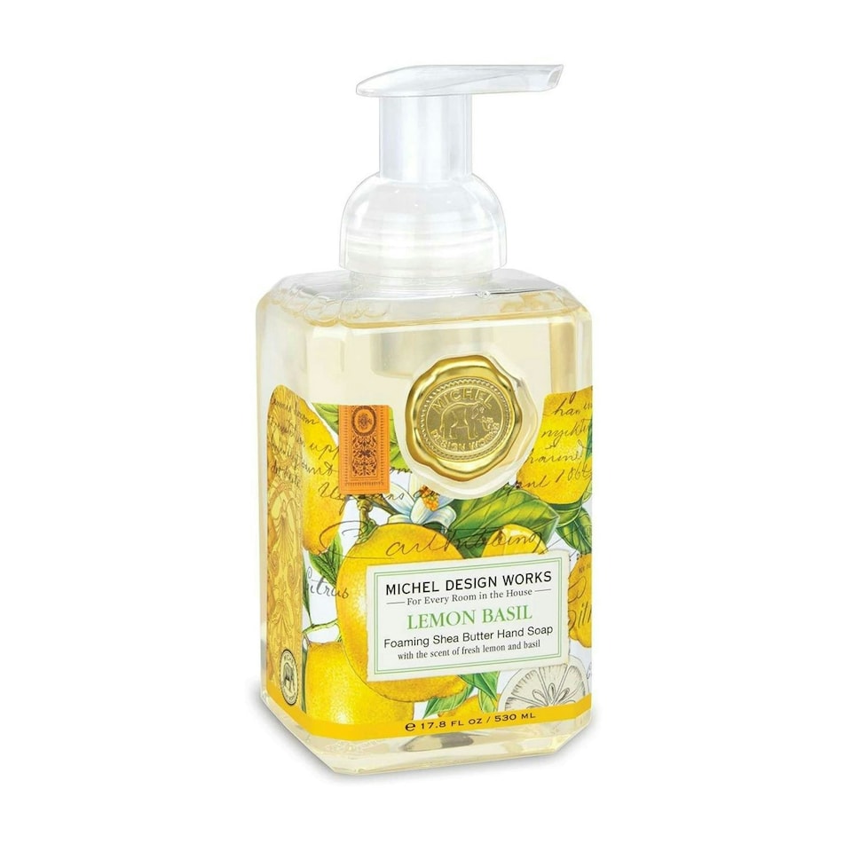 Michel Design Works Foaming Hand Soap Lemon & Basil 530ml