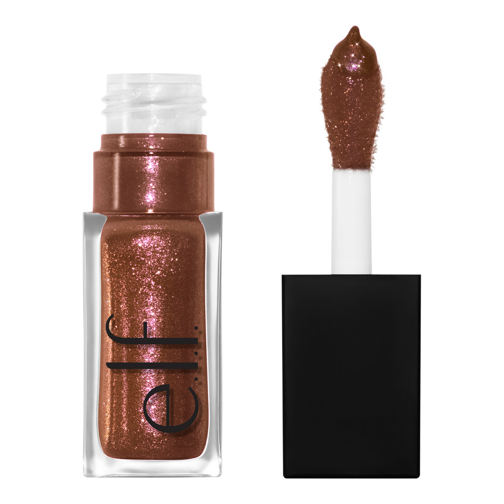 e.l.f. Glow Reviver Lip Oil Glimmer Choco Luxe