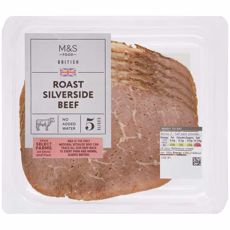 M&S Roast Silverside Beef Slices
