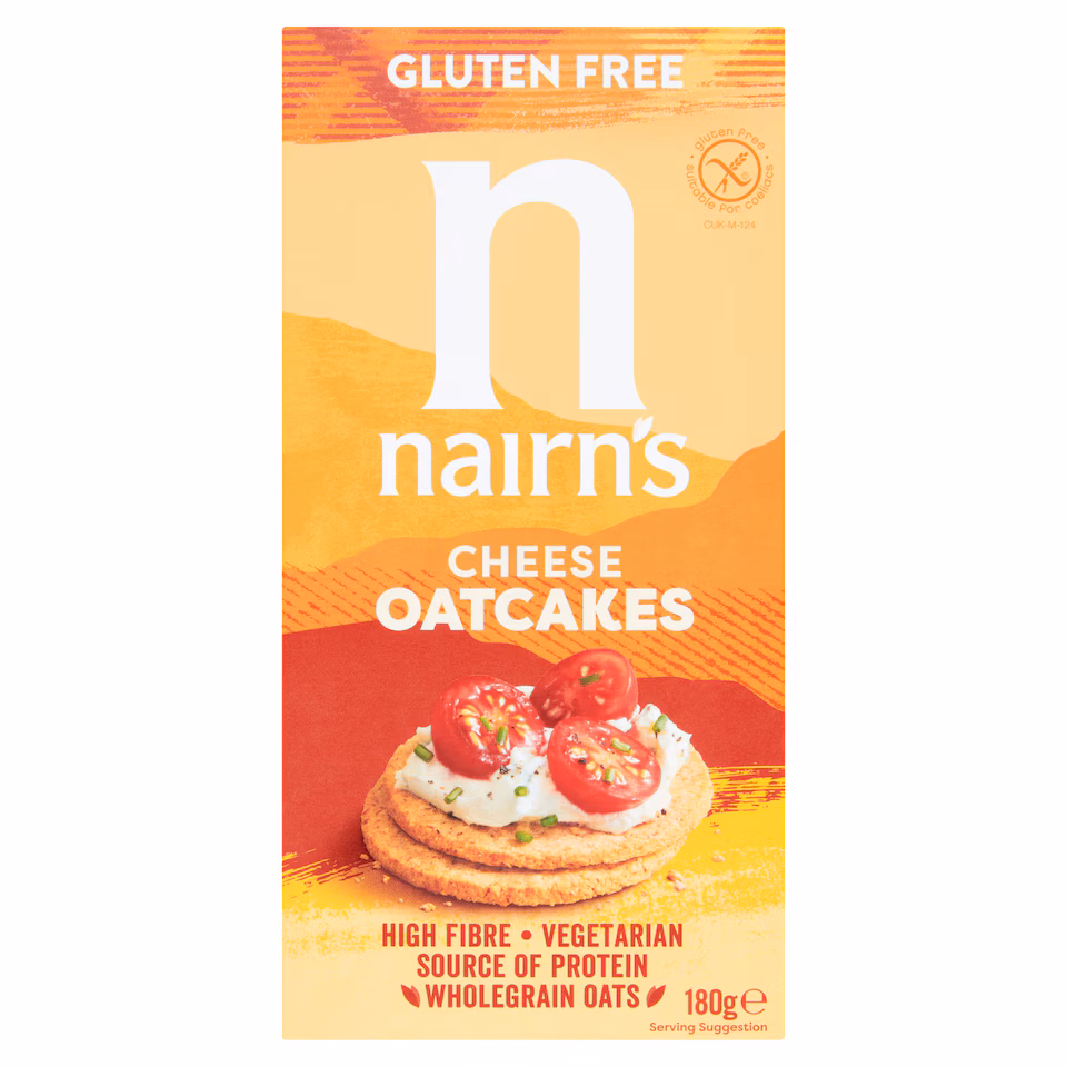 Nairn's Gluten Free Cheese Oatcakes 180g