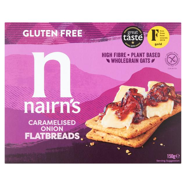 Nairn's Caramelised Onion Flatbreads 150g