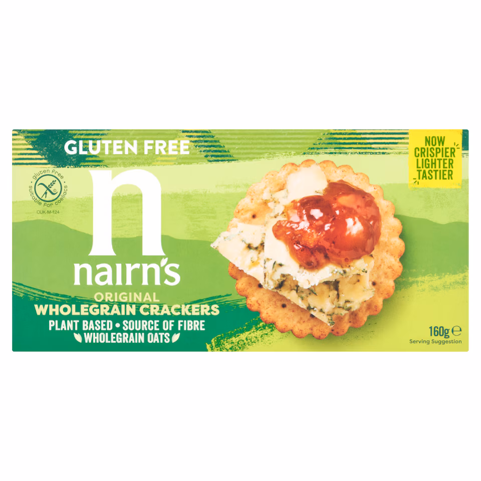 Nairn's Gluten Free Original Wholegrain Crackers 160g