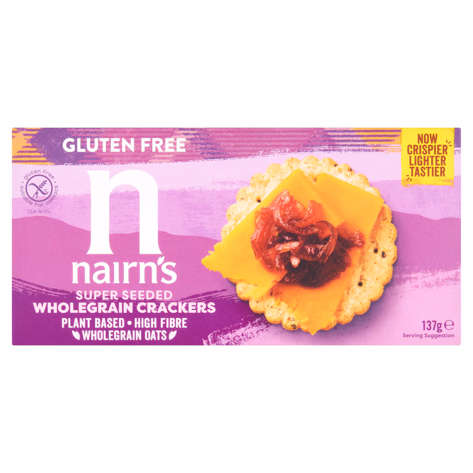 Nairn's Gluten Free Super Seeded Wholegrain Crackers 137g