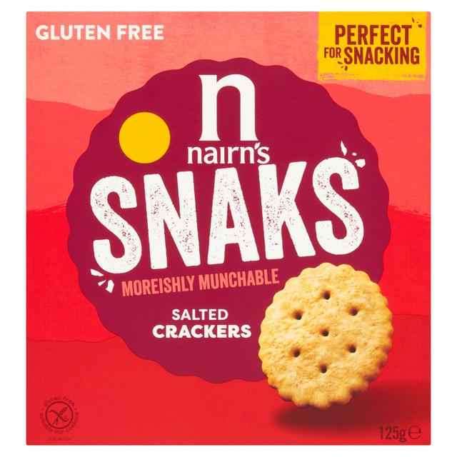 Nairn's Snaks Moreishly Munchable Salted Crackers 125g