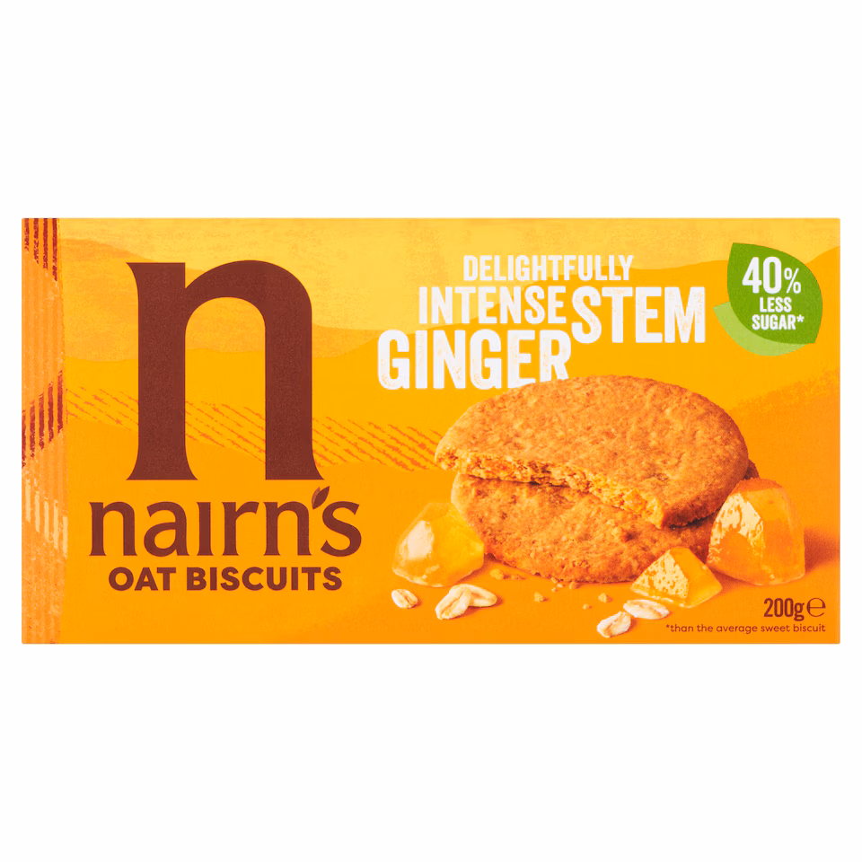 Nairns Stem Ginger Oat Biscuit 200G (L)