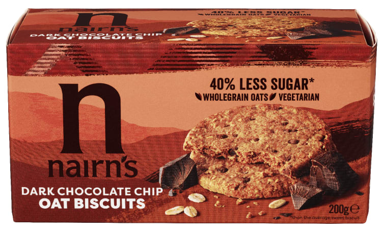 Havrekjeks Dark Choc Chip 200g Nairn's