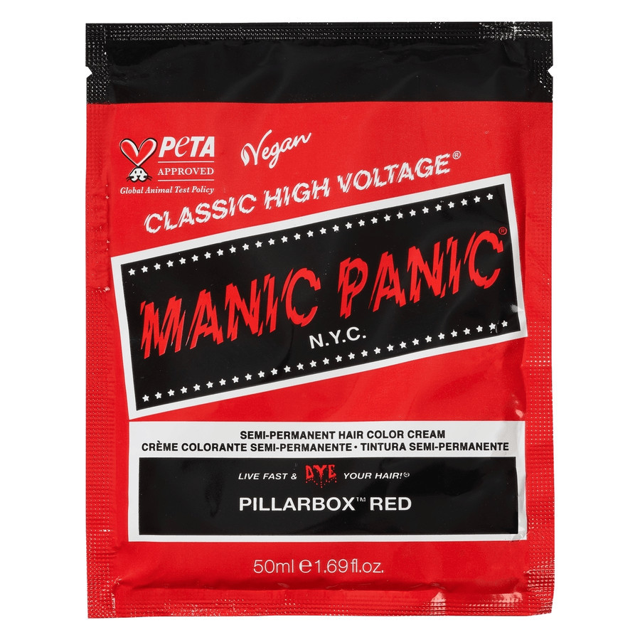 Manic Panic® N.Y.C. Classic High Voltage® PILLARBOX™ Red Sachet 50ml