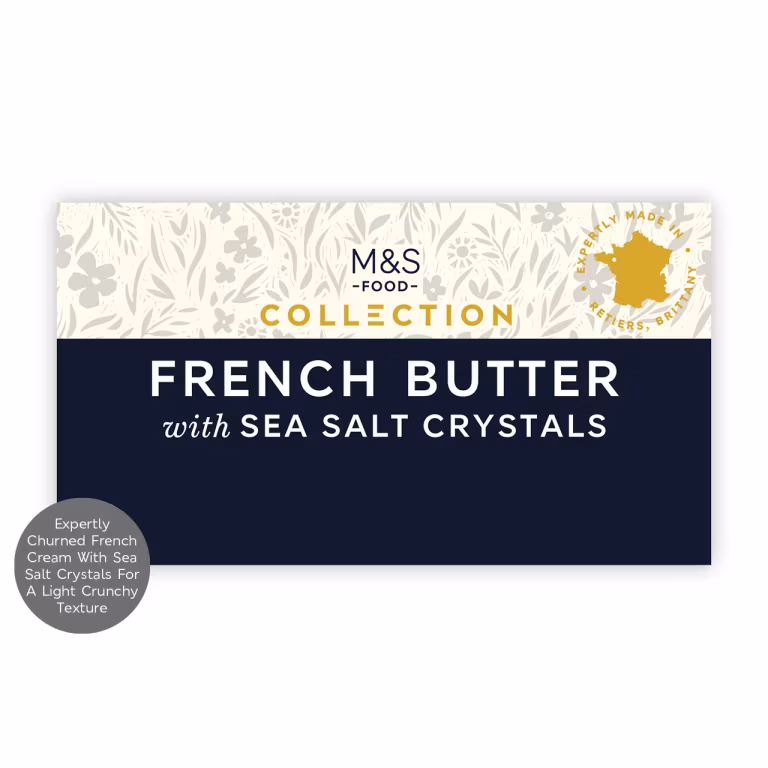 M&S Collection French Butter with Sea Salt Crystals