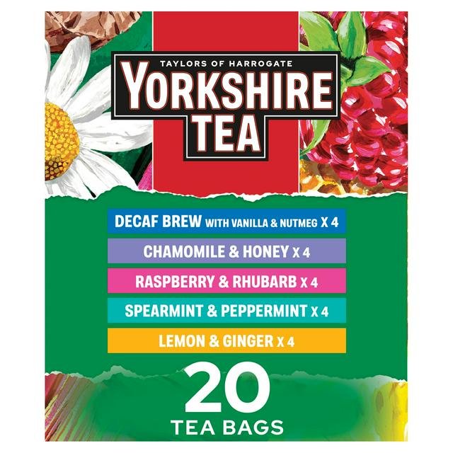 Yorkshire Tea 20 x Fruit & Herbal Selection Pack Enveloped Tea Bags