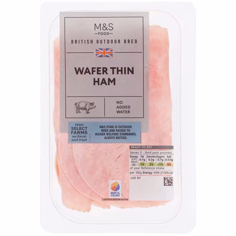 M&S British Outdoor-Bred Wafer-Thin Ham
