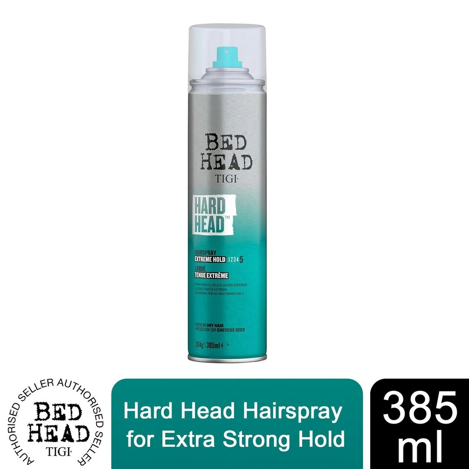 Bed Head by Tigi Hard Head Hairspray For Extra Strong Hold 5, 385ml