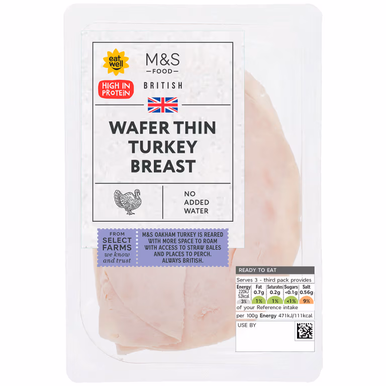 M&S British Wafer-Thin Turkey Breast