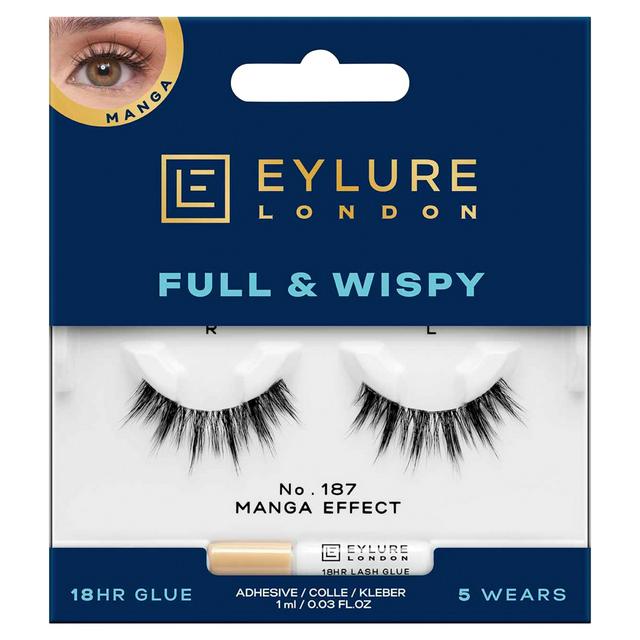 Eylure London Eye Lashes Full & Wispy No. 187 Manga Effect