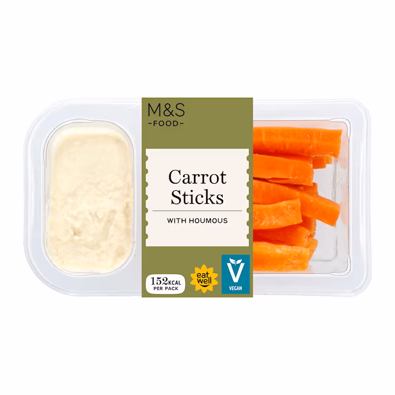 M&S Carrot Sticks with Houmous