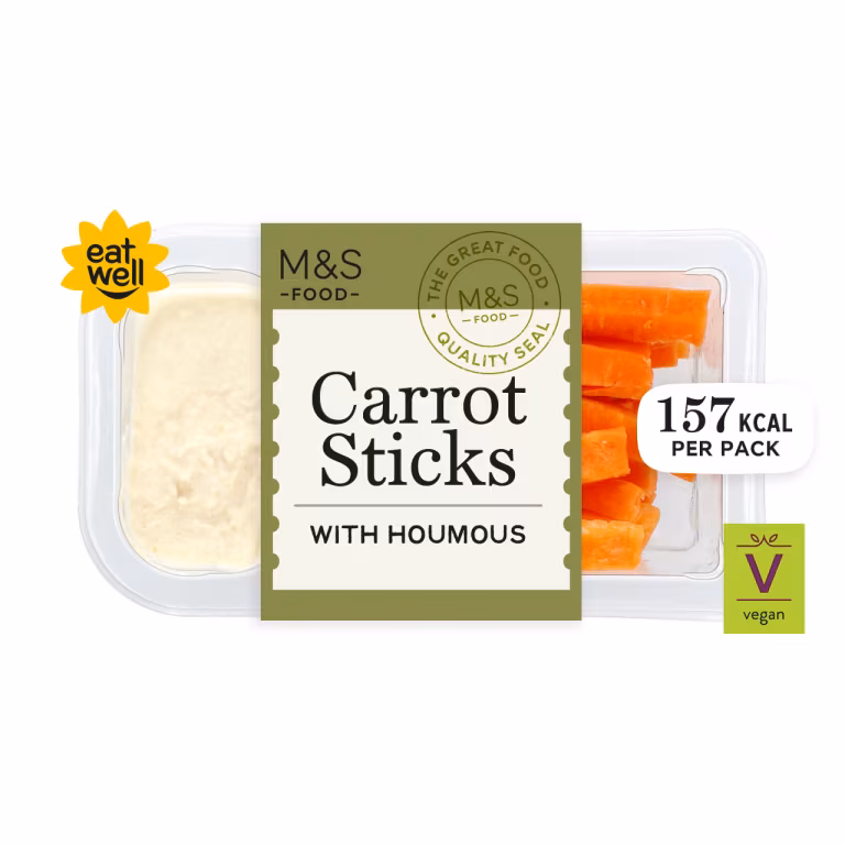 M&S Carrot Sticks with Houmous