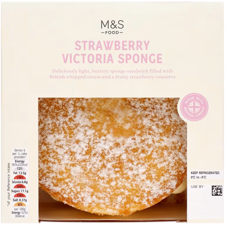 M&S Strawberry Victoria Sponge
