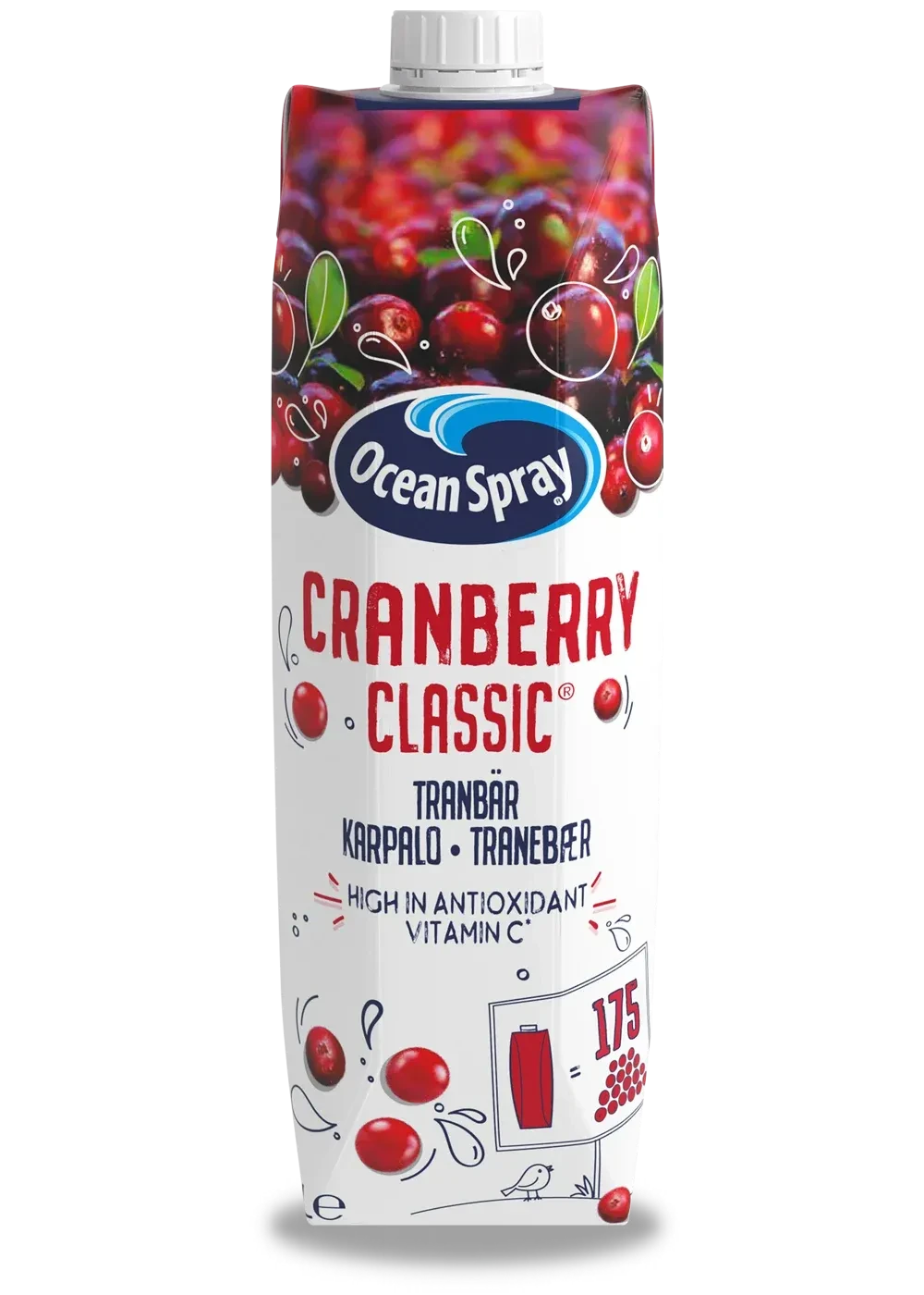Ocean Spray Tranebær juice 1l