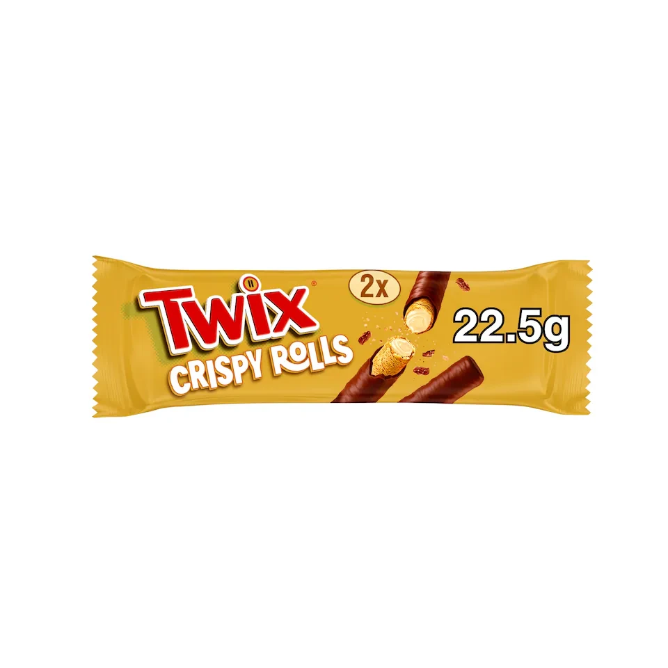 Twix Milk Chocolate Crispy Rolls 22.5g