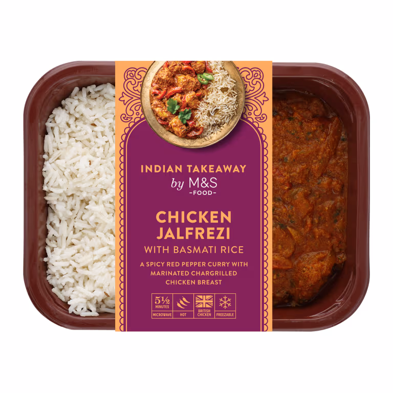 M&S Chicken Jalfrezi and Basmati Rice
