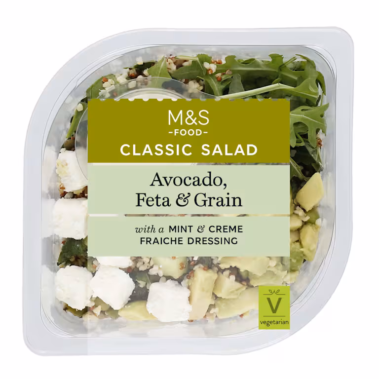 M&S Avocado, Feta and Grain Classic Salad
