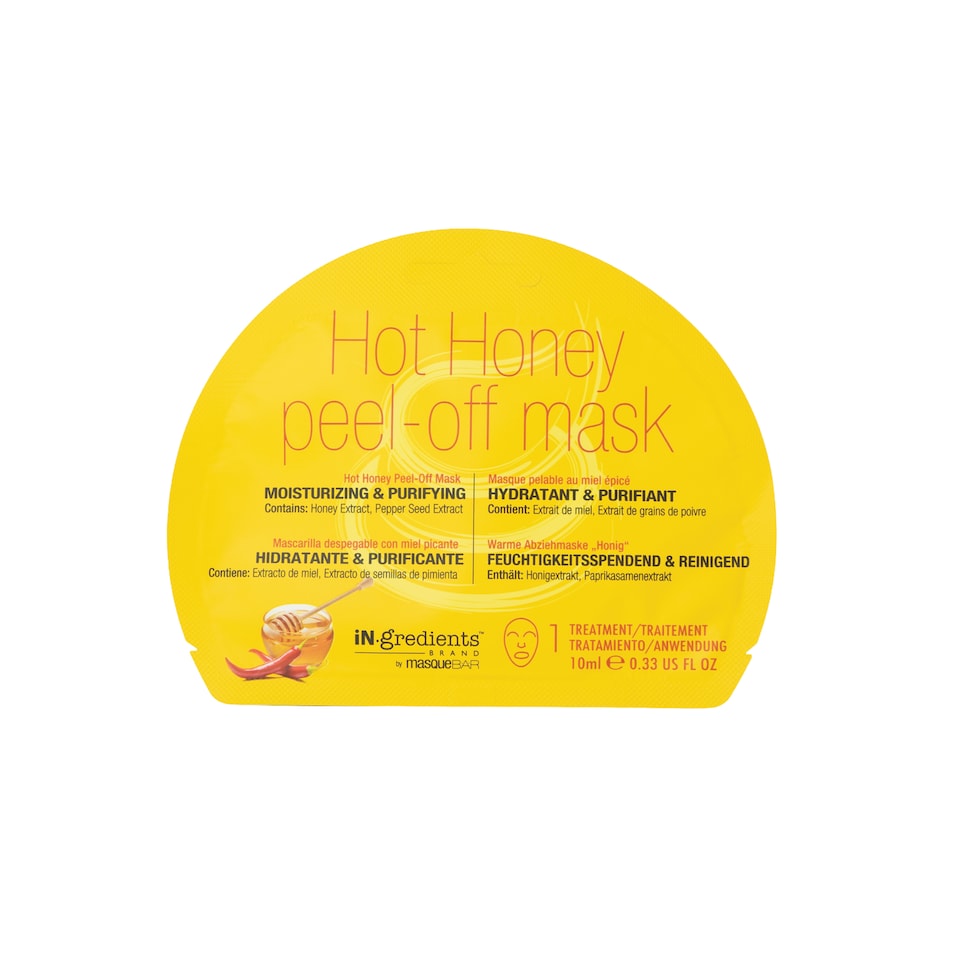 my iN.gredients Hot Honey Peel-Off Face Mask