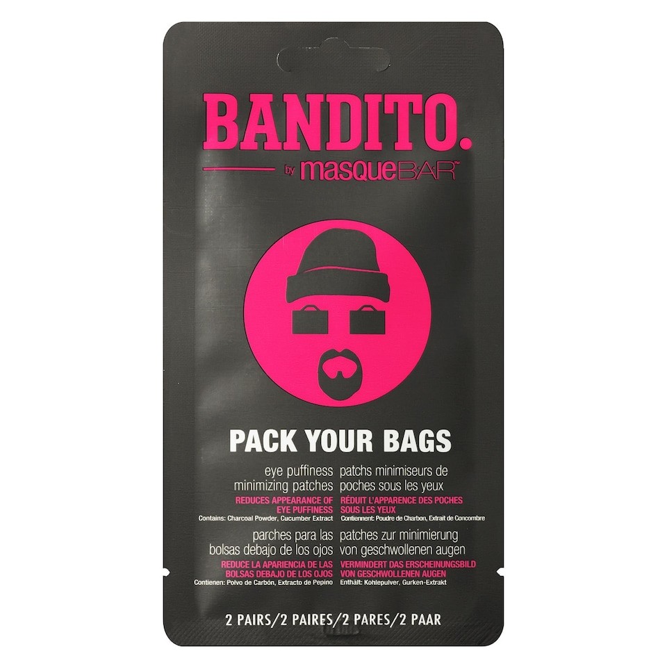 Bandito Pack Your Bags Mens Eye Puffiness Minimizing Patches