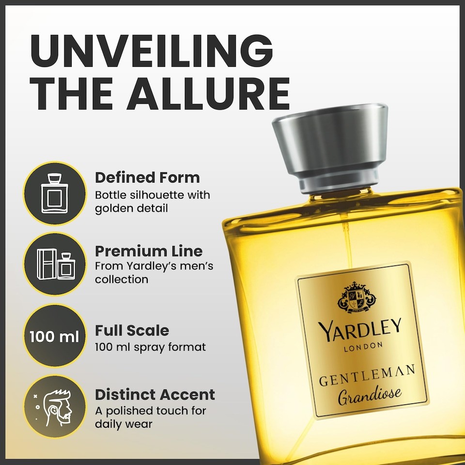 Yardley London Gentleman Grandiose Eau de Parfum 100ml
