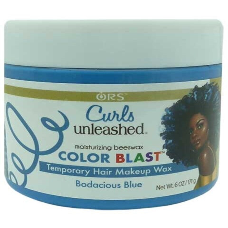 ORS  Curls Unleashed Color Blast Moisturizing Beeswax Bodacious Blue 171 g