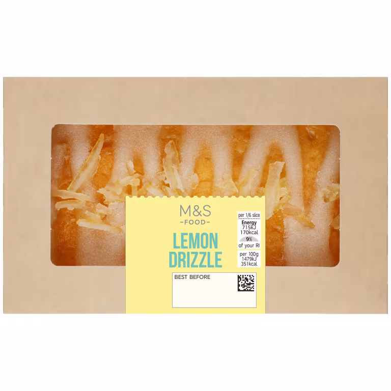 M&S Truly Tangy Lemon Drizzle Loaf Cake