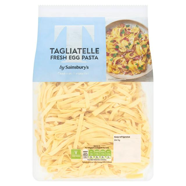 Sainsbury's Fresh Egg Tagliatelle 500g
