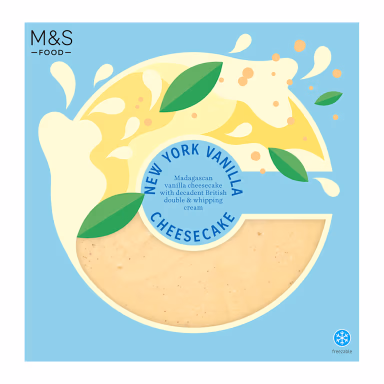 M&S New York Vanilla Cheesecake