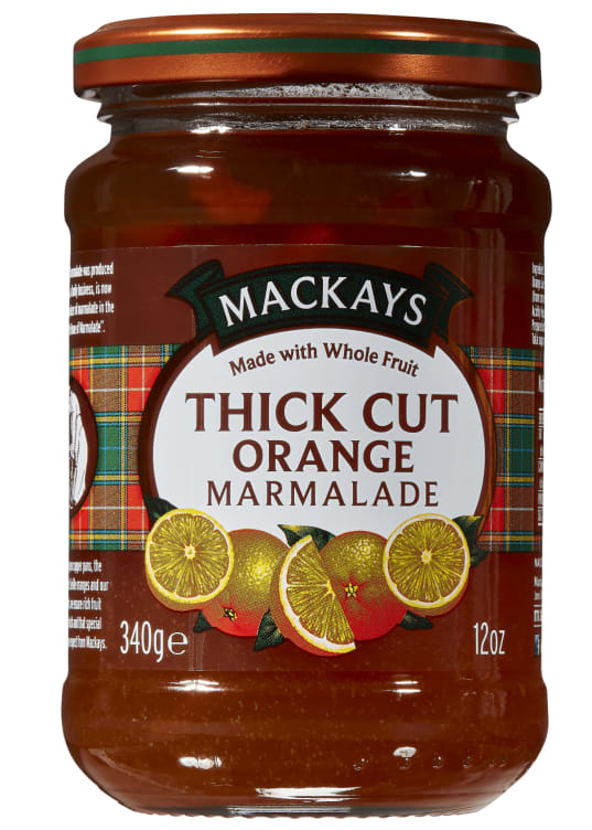Appelsinmarmelade Store Biter 340g Mackays