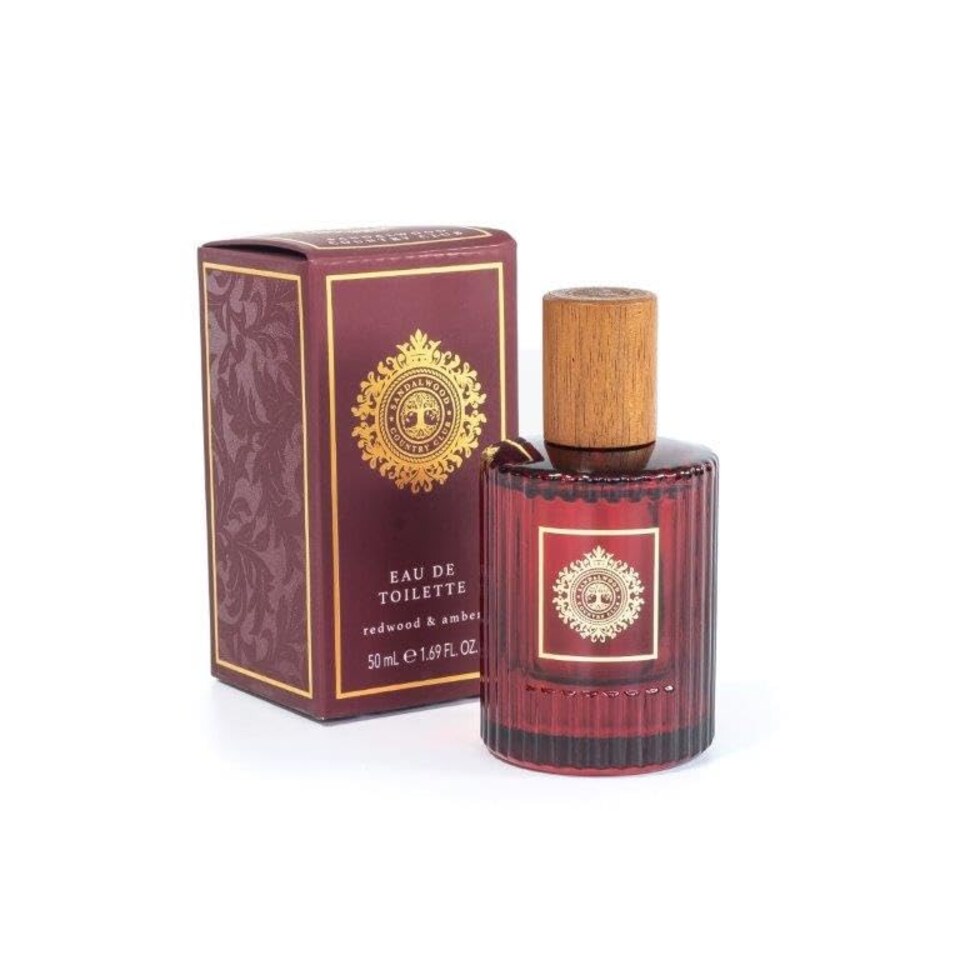Sandalwood Country Club Redwood and Amber Mens EDT Warm Woody 50ml
