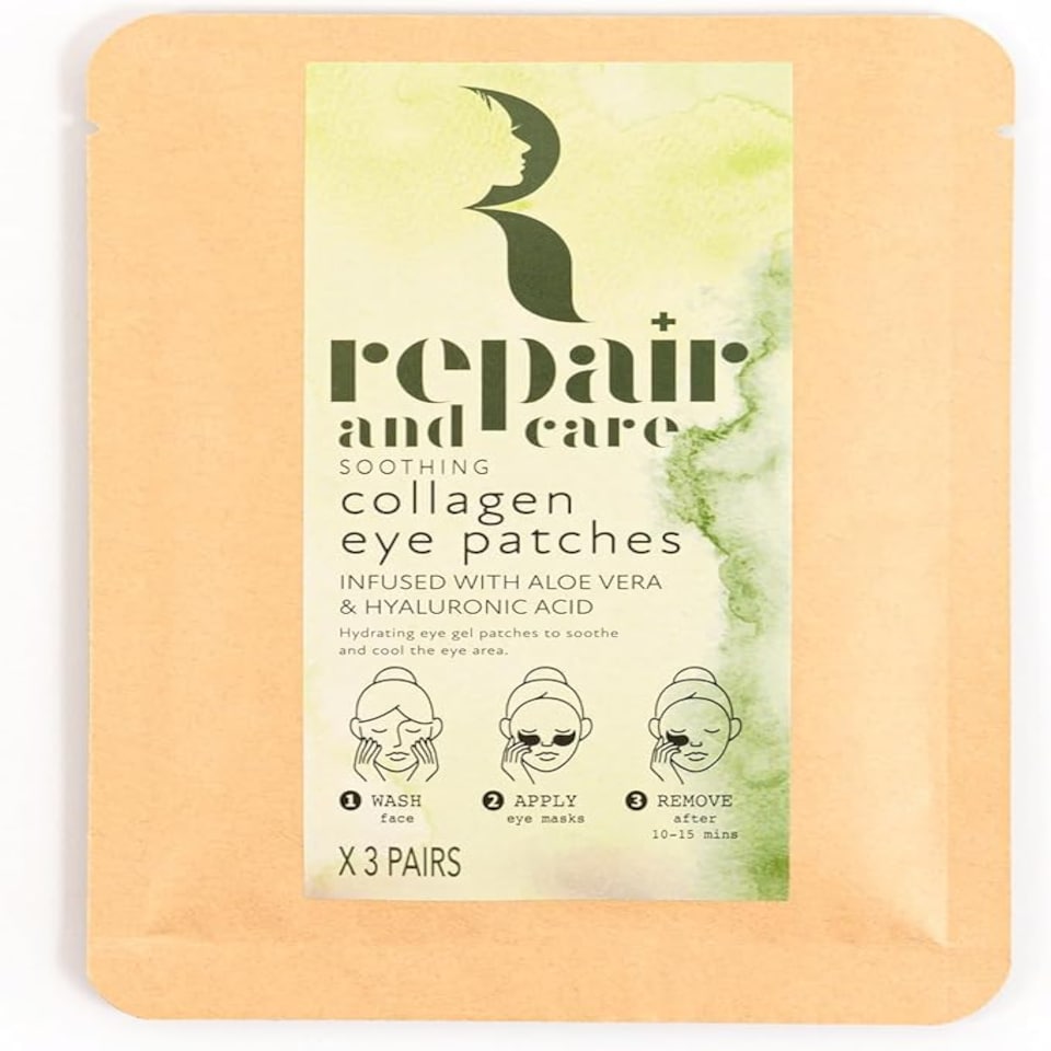 Repair and Care Soothing Collagen Eye Patches Hydrating 3 Pairs