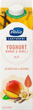 Laktosefri Mango/vanilje Yoghurt 1000g